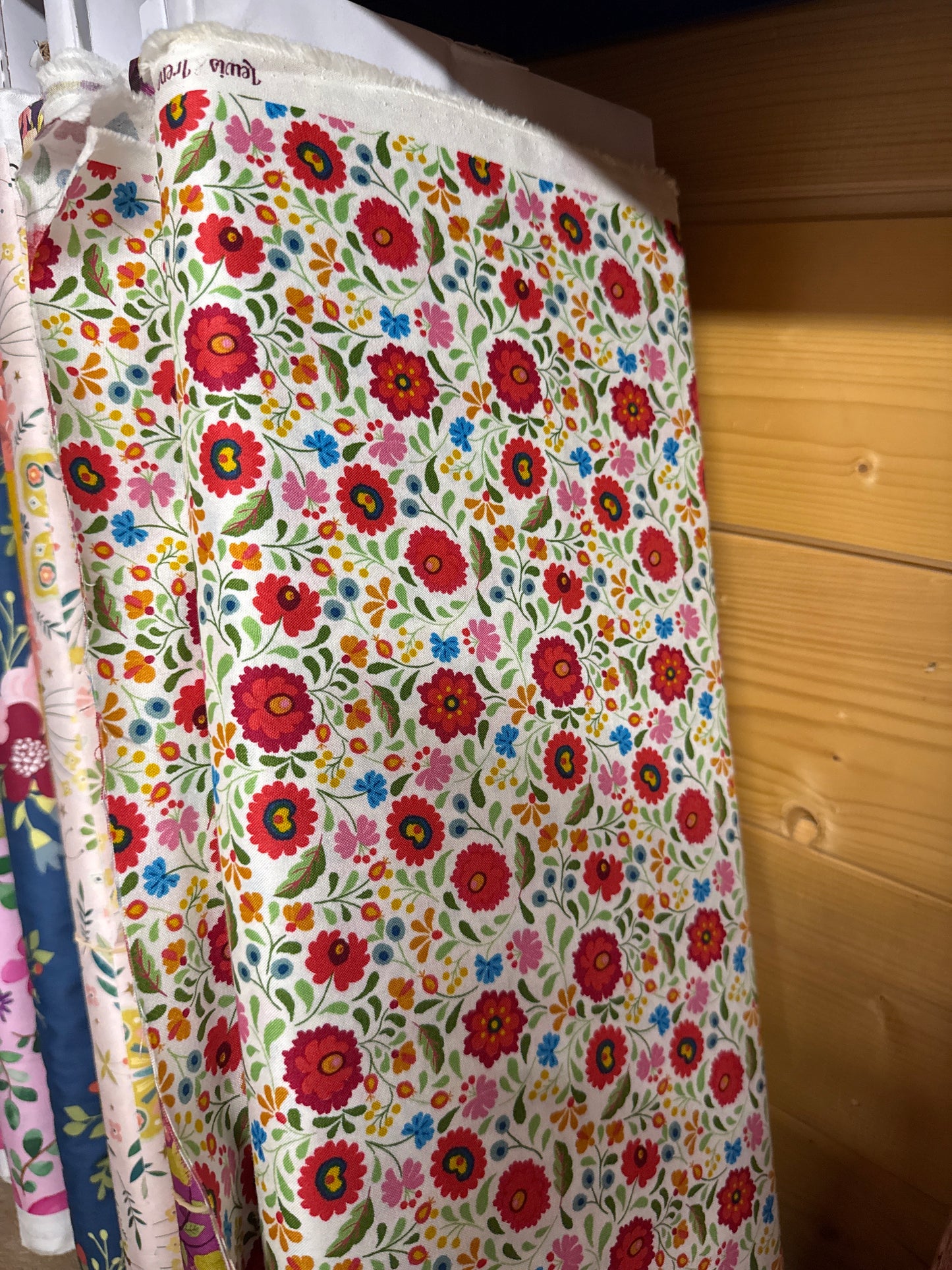 Lewis and Irene - Maya - Red floral