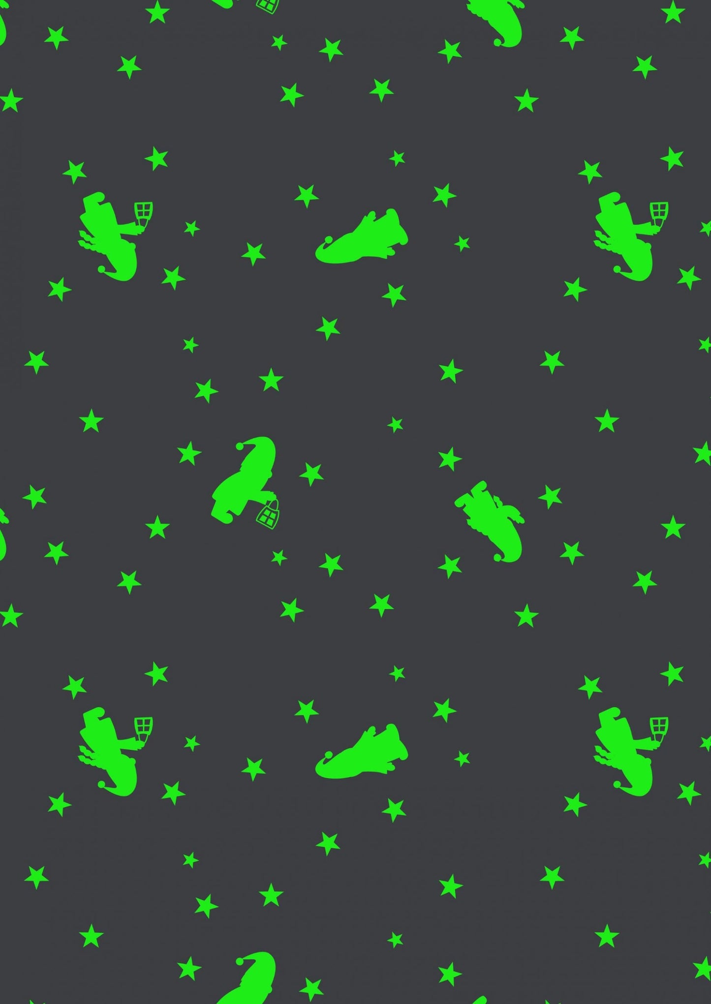 Lewis and Irene - Hygge glow - Tomte on red (glow in dark)