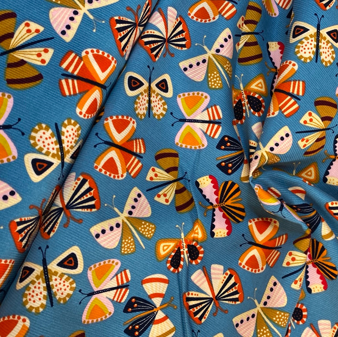 Corduroy (100% cotton - fine) - Butterfly dance