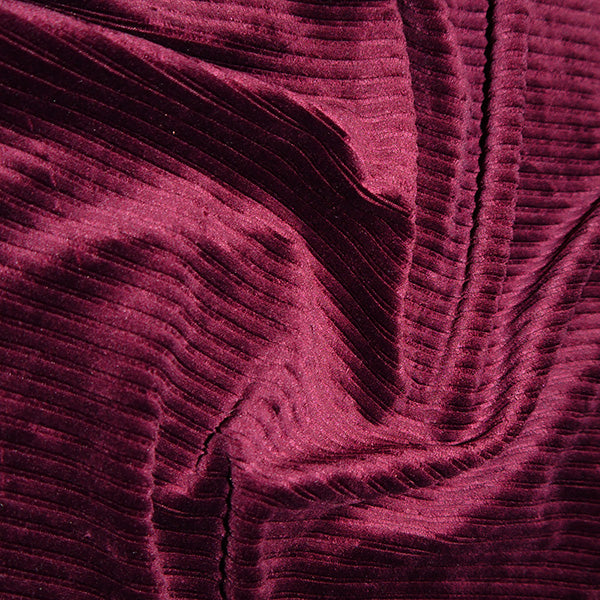 Jumbo knit stretch Cord - Burgundy