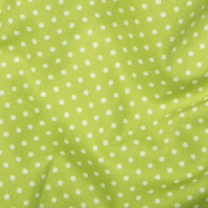 Rose and Hubble - Polka dot cotton poplin - Lime