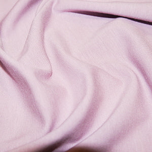 Jersey - cotton lycra - plain Rose pink