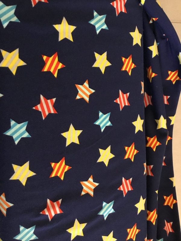 Jersey - Multicolour stripy stars