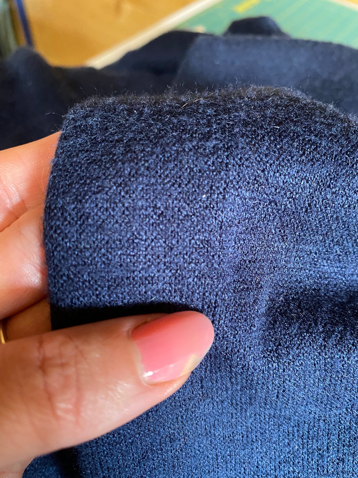 Jersey - soft knit - Navy blue
