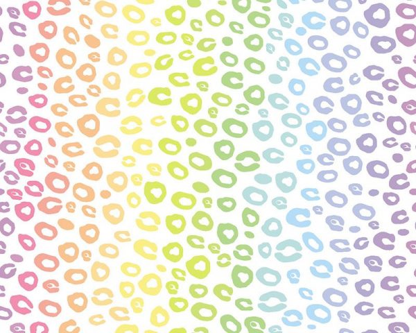 100% cotton - pastel leopard print