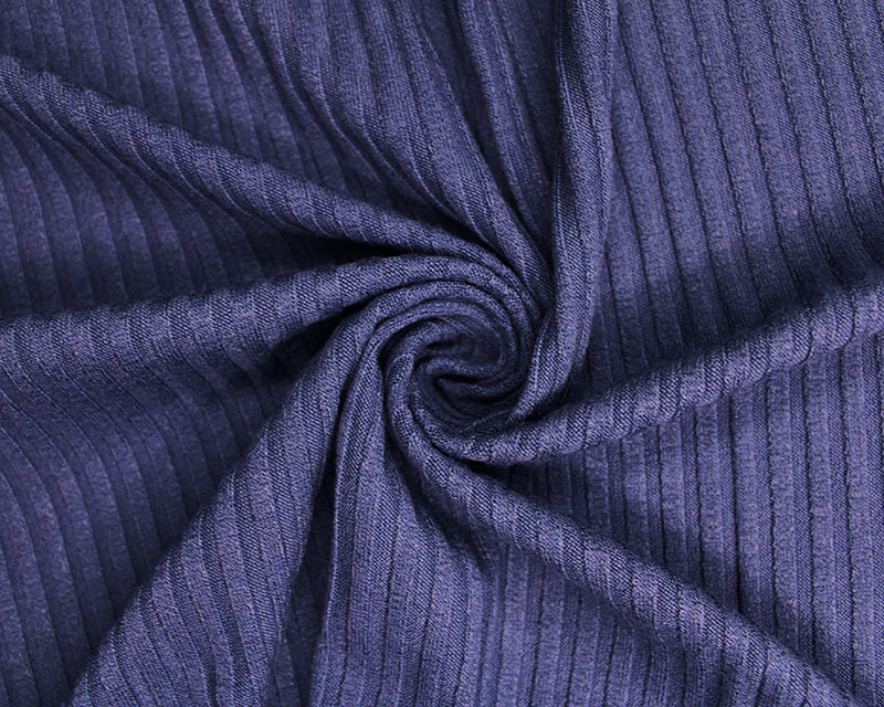 Jersey - Ribbed jersey blue