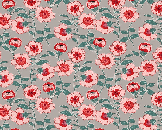 Scuba - Pink poppies on earth