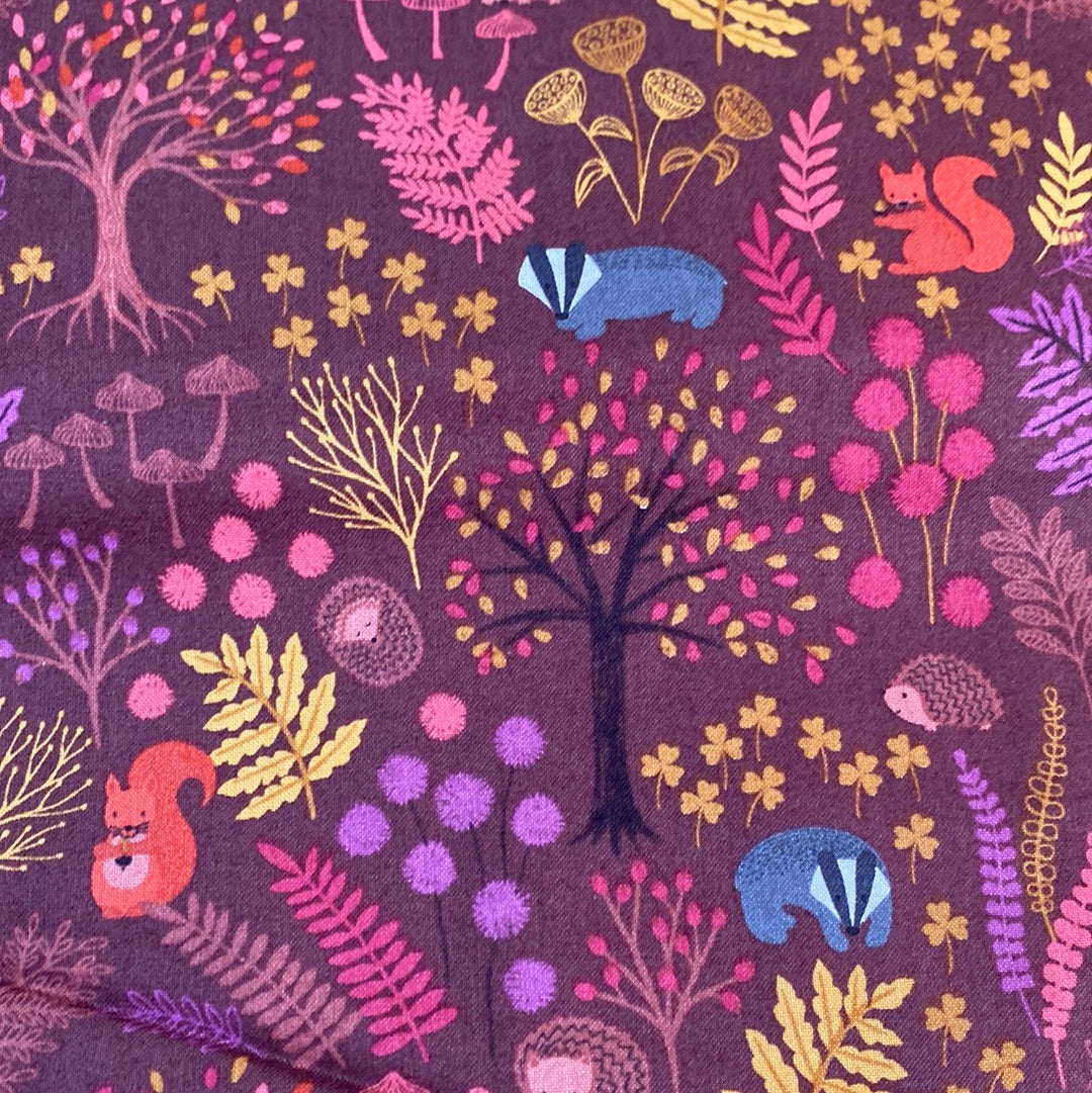 Lewis and Irene - under the oak tree - autumn animals