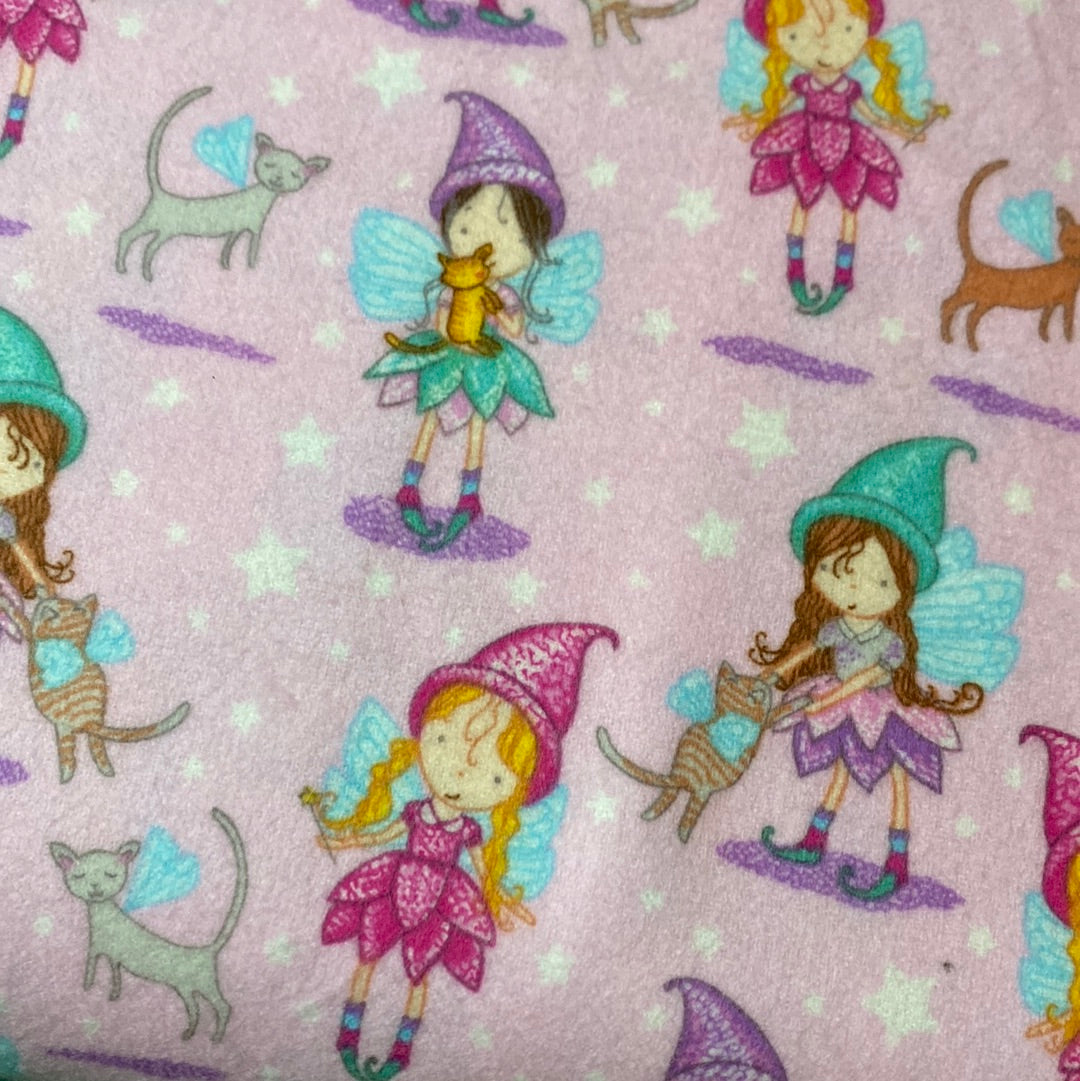 Windham - Flannel - cubby bear - fairies