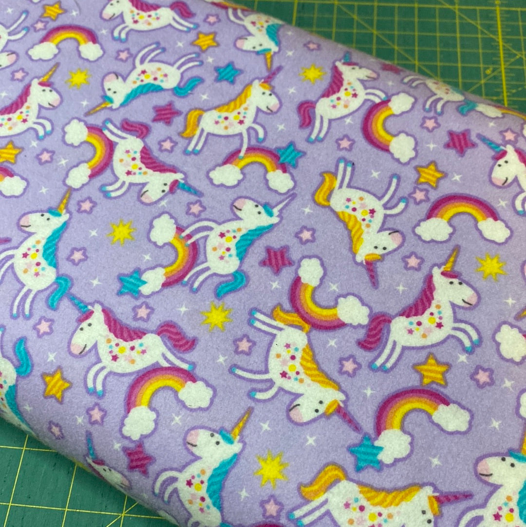 Windham - Flannel - cubby bear - unicorns