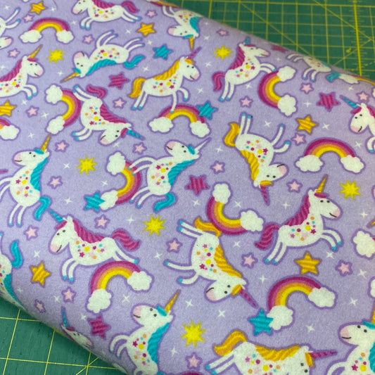 Windham - Flannel - cubby bear - unicorns