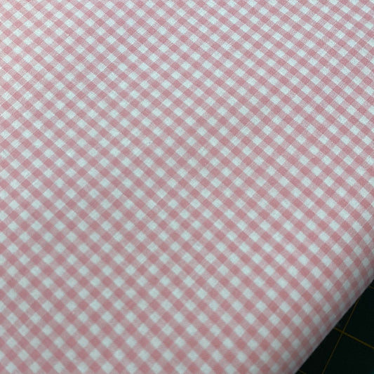 Chambray - Pink gingham (small)