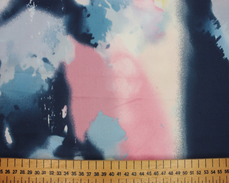 Crepe de chine - Abstract spray paint