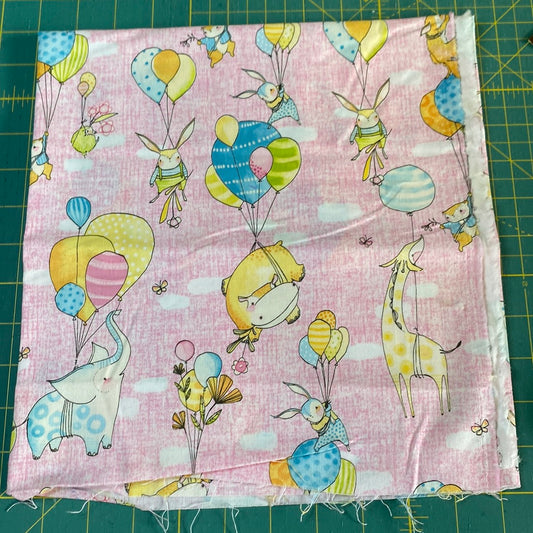 Blend cotton - hello world pink - 60cm piece