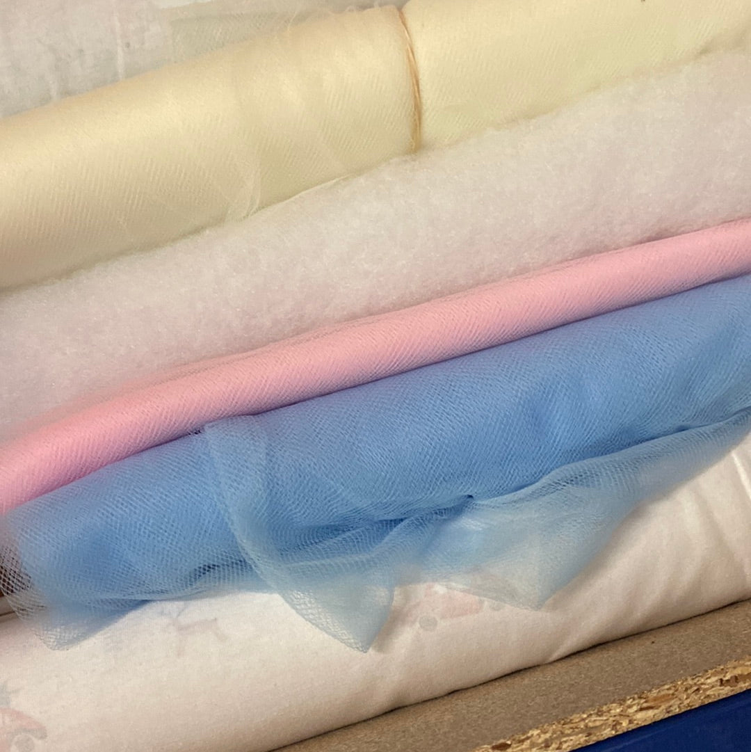 Tulle - Diamond veiling - Powder Blue