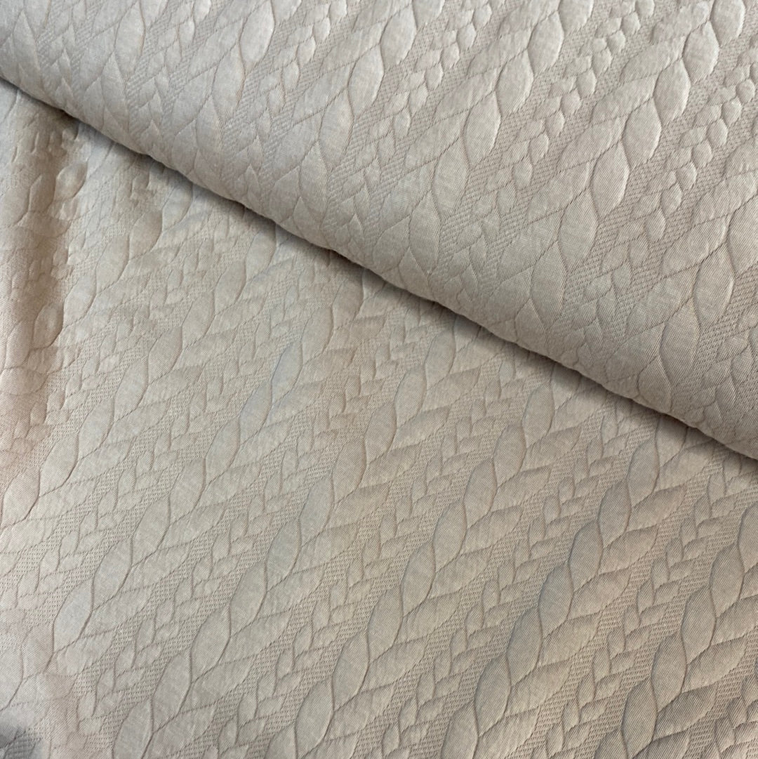 Cable knit - chain rope fabric - Nude