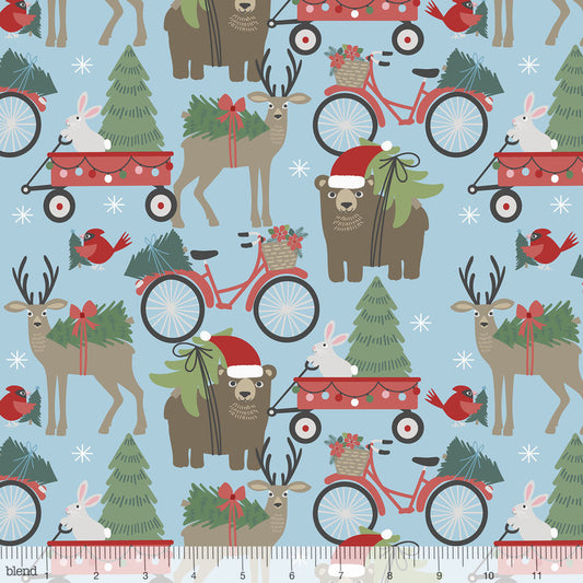 Blend - Baubles and Boughs - Hustle and bustle light blue