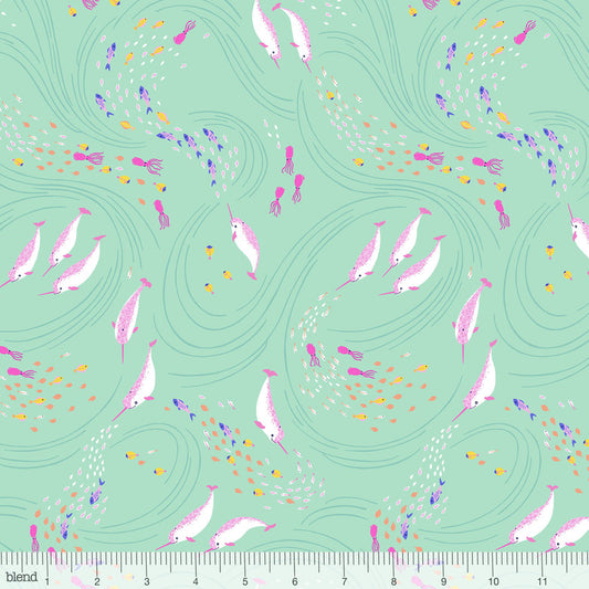 Blend - Northern seas - Swirling seas mint