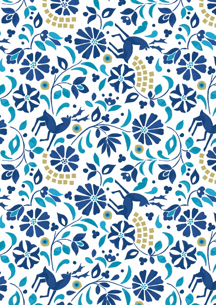 Lewis and Irene - Lindos - Rhodian deer blue