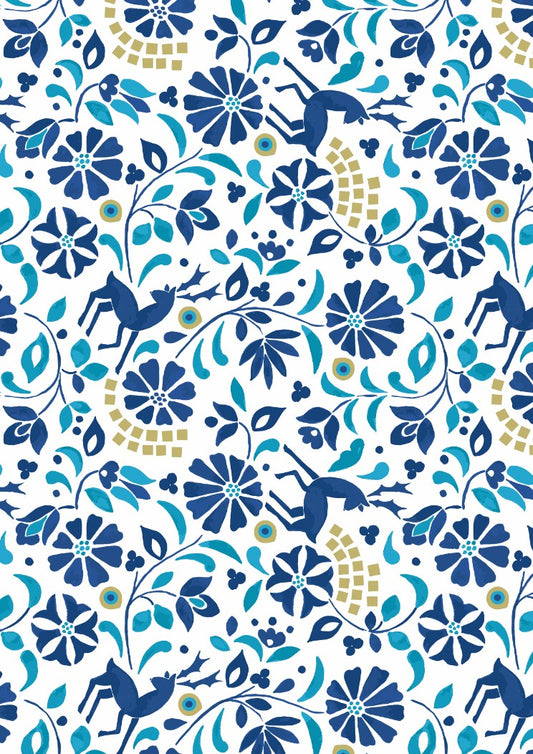 Lewis and Irene - Lindos - Rhodian deer blue