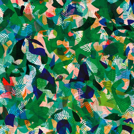 Dashwood Studio - Rayon - Circle lines - Paper jungle