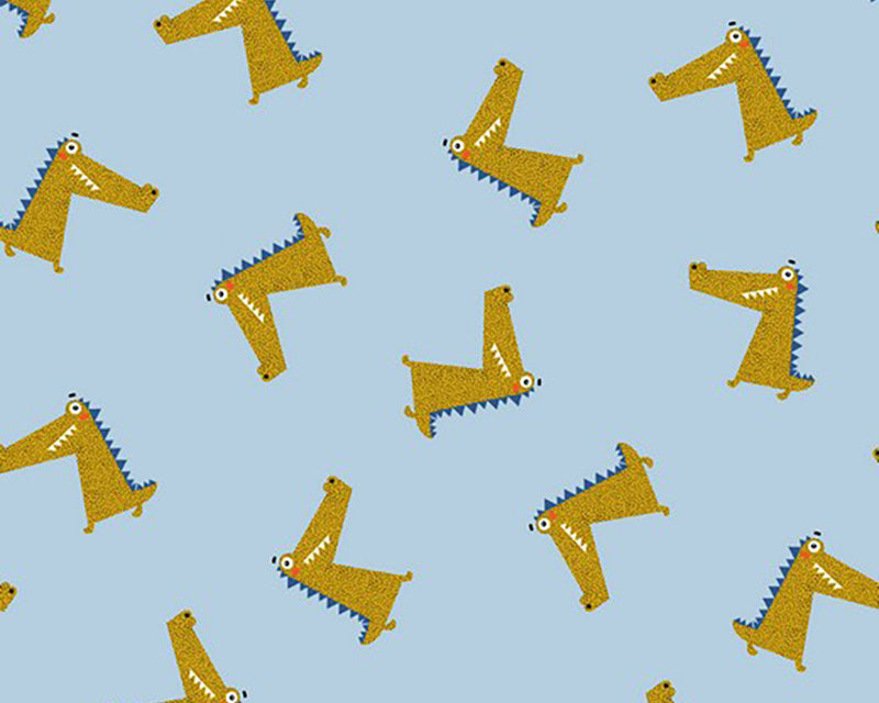 Single Jersey - Cool crocodiles