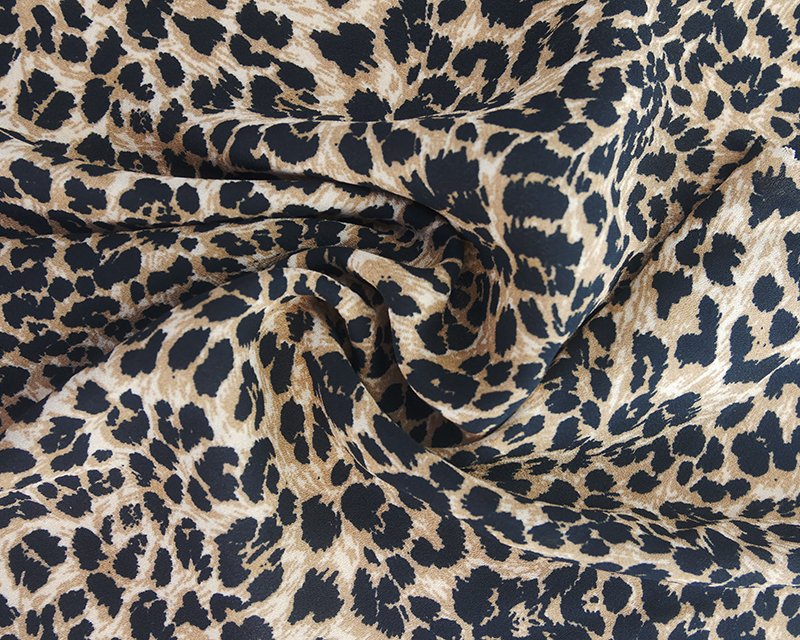 Georgette - Leopard print