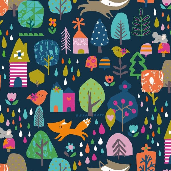 Dashwood Studio - Walk in the woods - multicolour forest