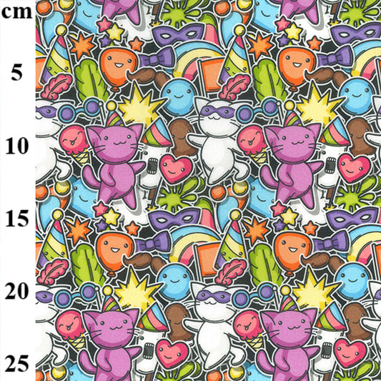 Cotton - Funky emojis cats etc