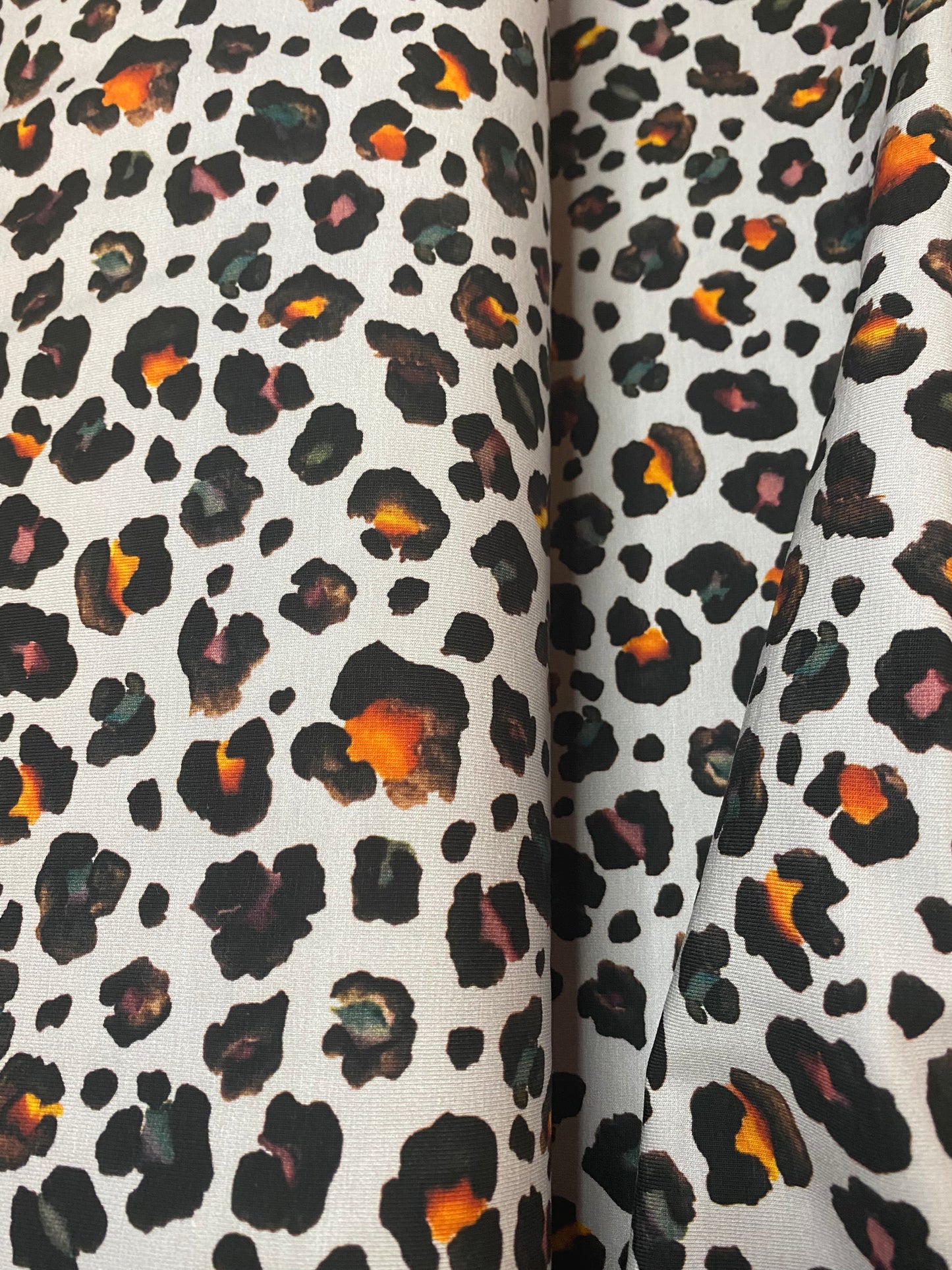Jersey - Grey leopard with multi dots