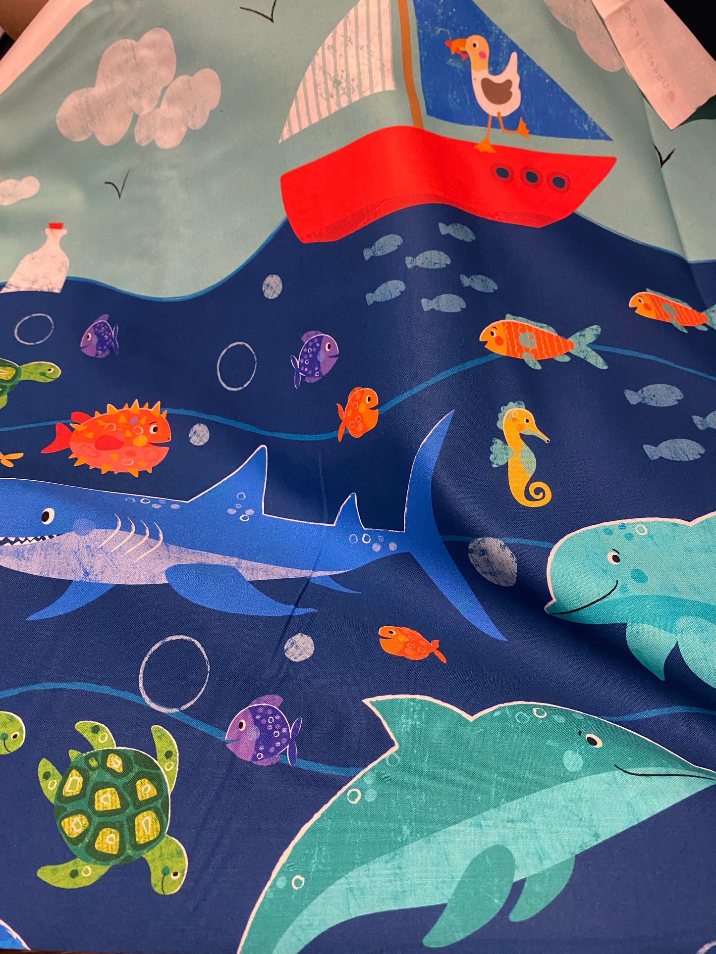 Michael Miller cotton - under the sea - full panel