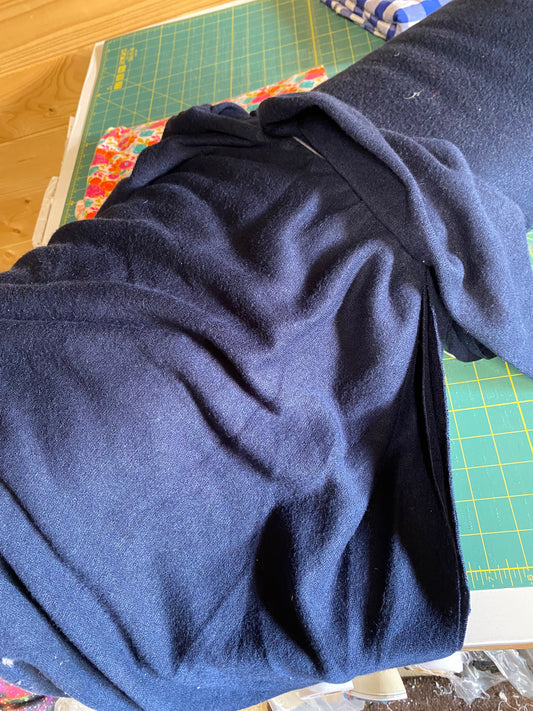 Jersey - soft knit - Navy blue