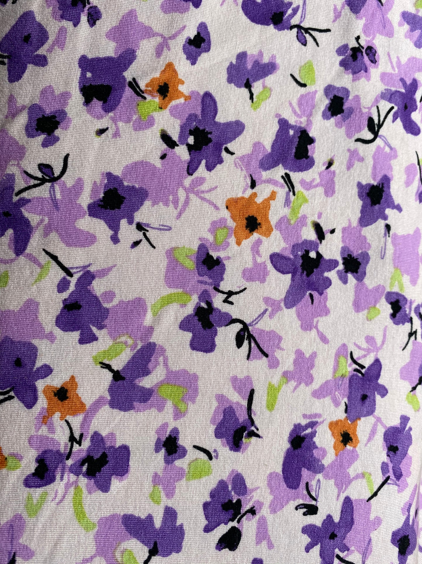 Jersey - viscose - Purple floral