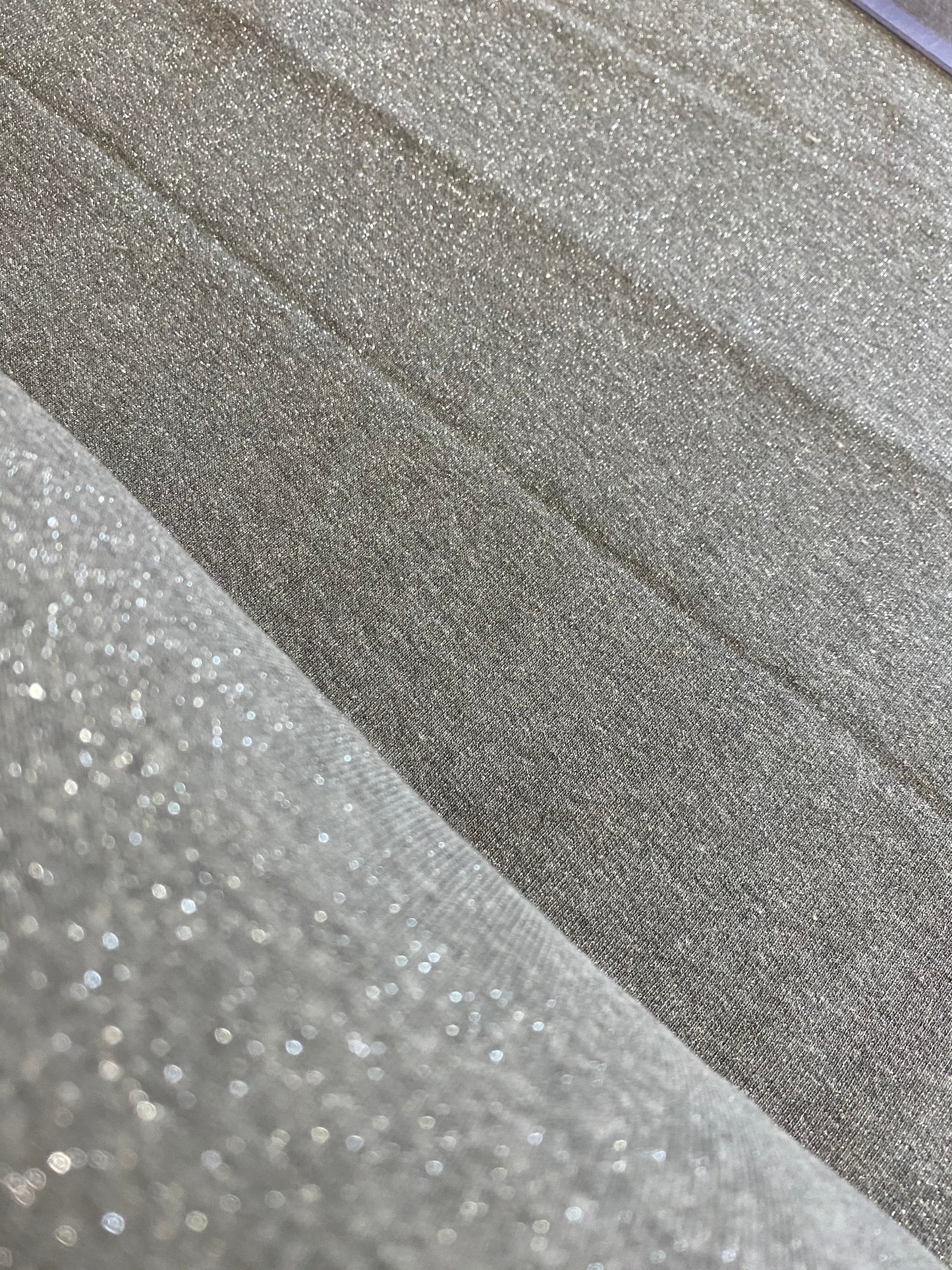Jersey - Lurex mix knit sweat - Sparkly grey