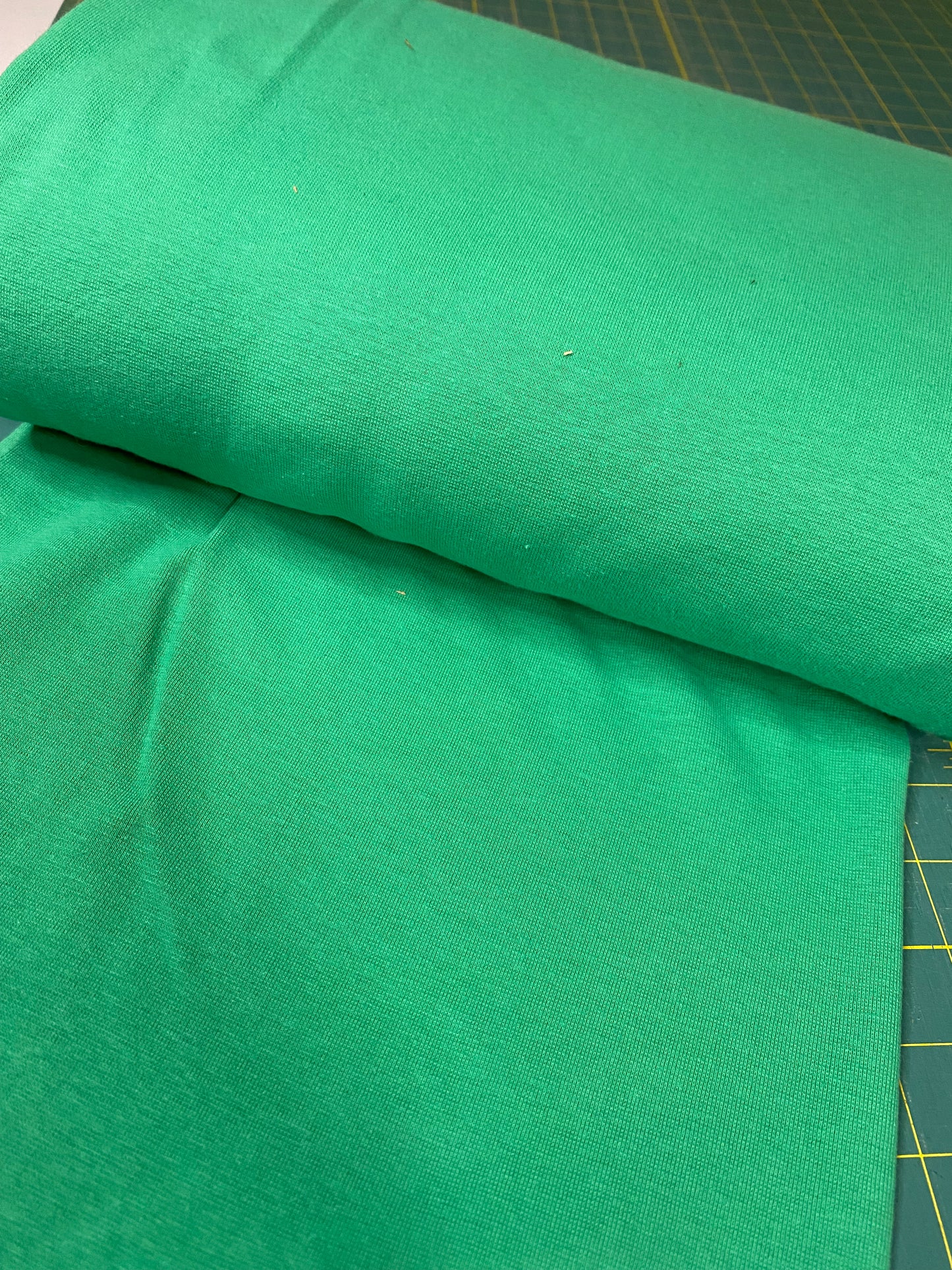 Jersey tube - tubular fabric - ribbing - cuffing fabric - Green