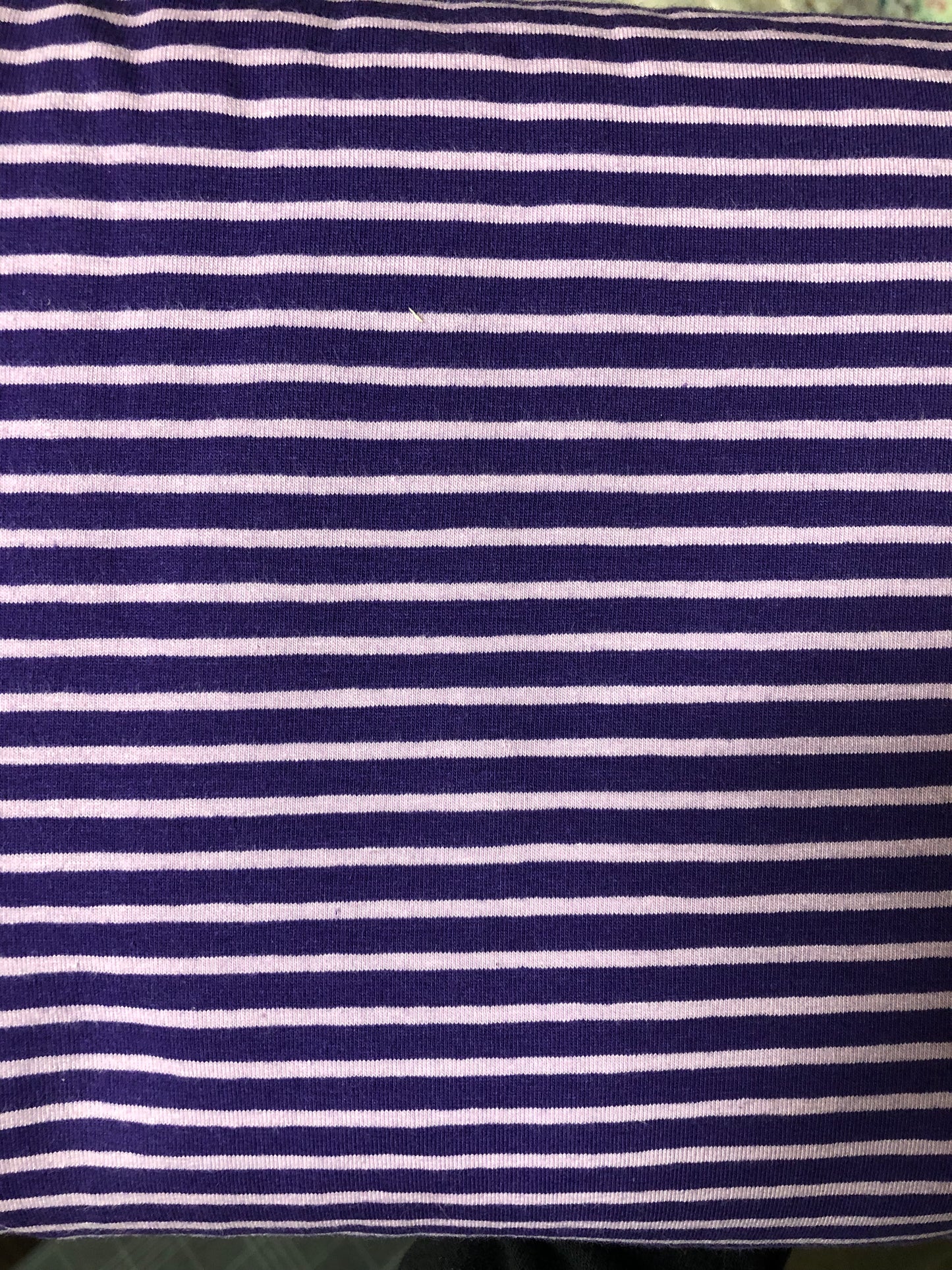 Single Jersey - Pink and purple stripes