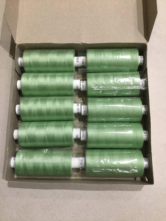MOON COATS - Light green thread 1000m (single)