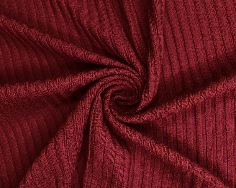 Jersey - Ribbed jersey red