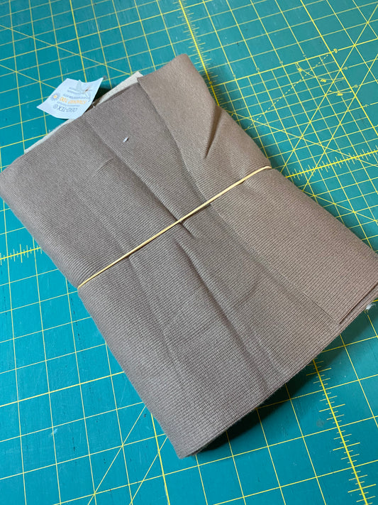 Jersey tube - tubular fabric - ribbing - cuffing fabric - Beige