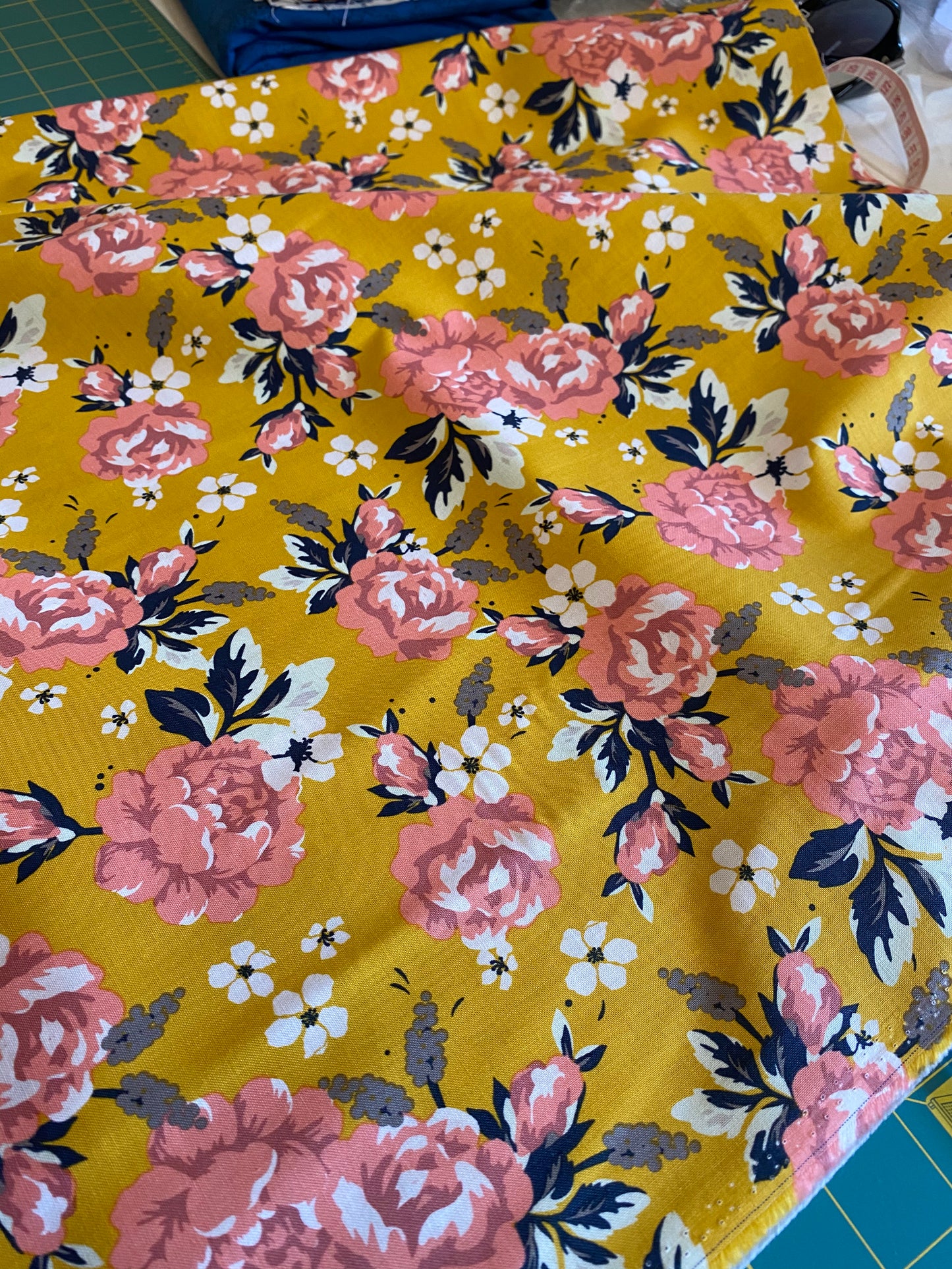 Riley Blake - Golden days - mustard floral