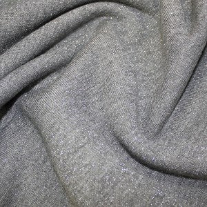 Jersey - Lurex mix knit sweat - Sparkly grey
