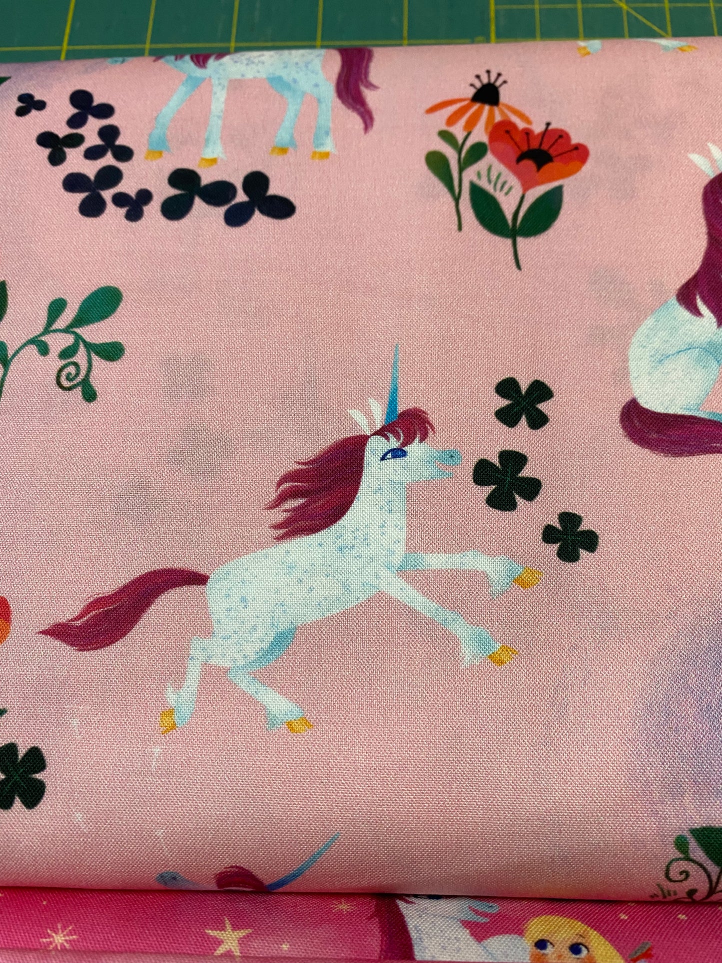 Riley Blake - Uni the unicorn - Pink unicorn