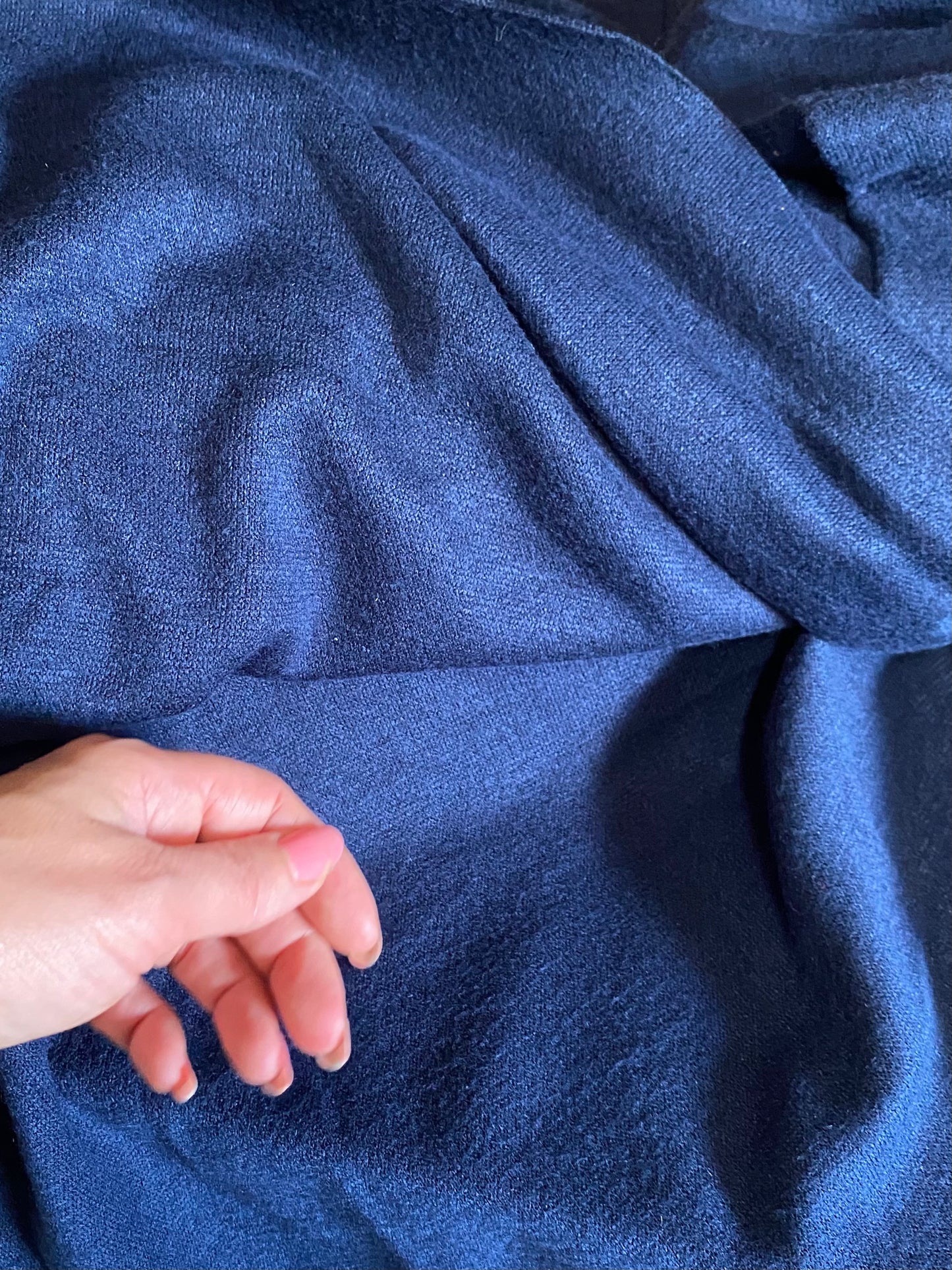 Jersey - soft knit - Navy blue