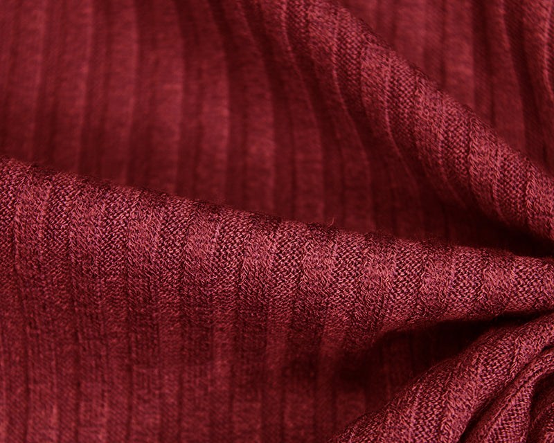Jersey - Ribbed jersey red