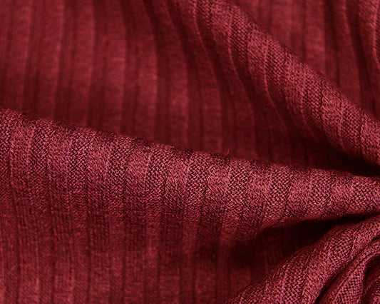 Jersey - Ribbed jersey red