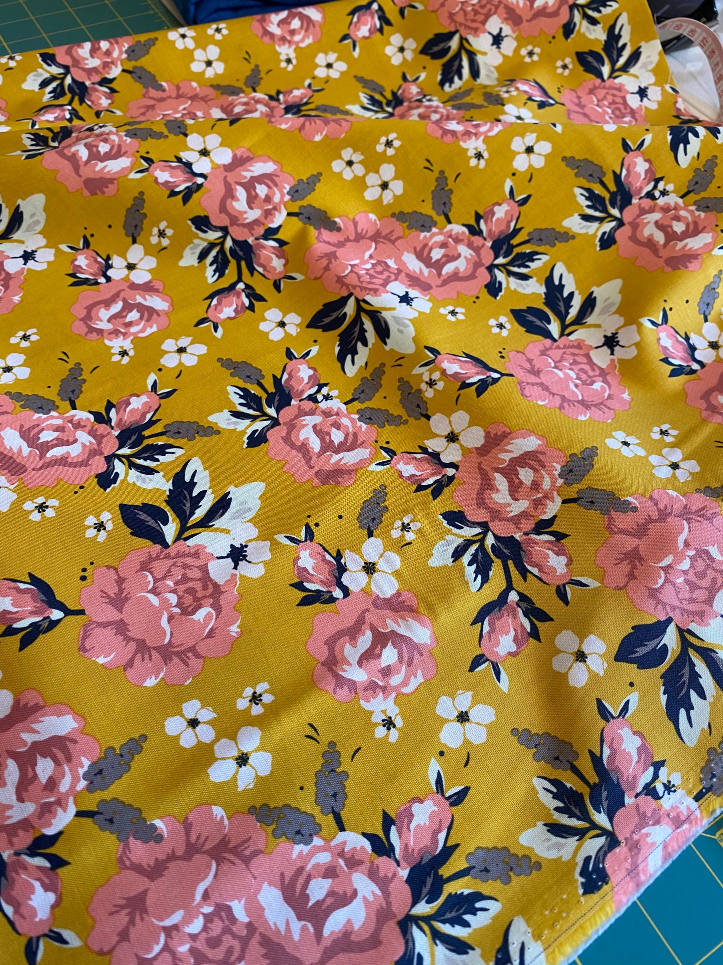 Riley Blake - Golden days - mustard floral