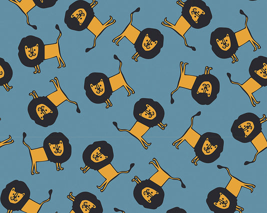 Single Jersey - Smiley lions