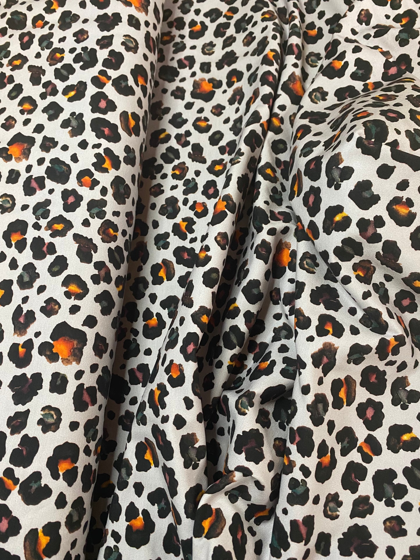 Jersey - Grey leopard with multi dots