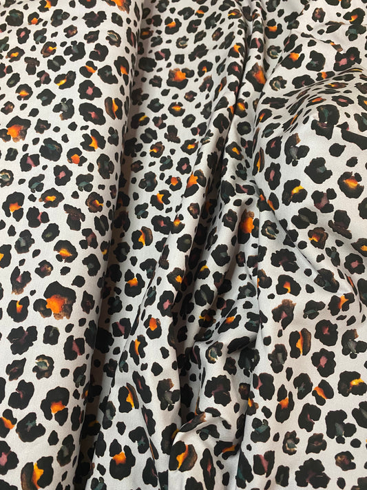 Jersey - Grey leopard with multi dots