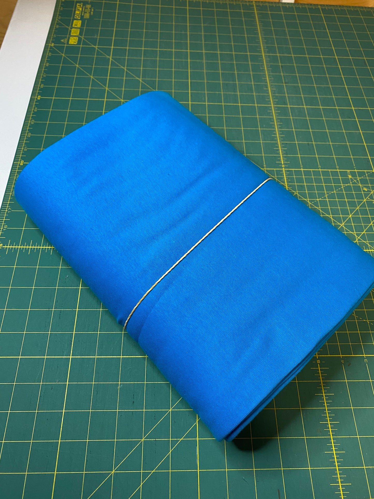 Jersey tube - tubular fabric - ribbing - cuffing fabric - peacock blue